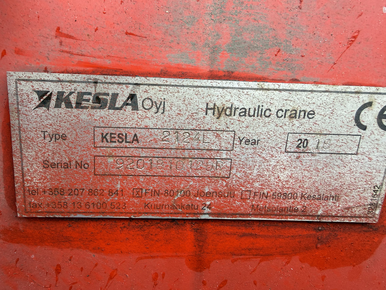 Kran Kesla 2124L - Лісовоз, Вантажівка з маніпулятором: фото 5 Kran Kesla 2124L - Лісовоз, Вантажівка з маніпулятором: фото 5