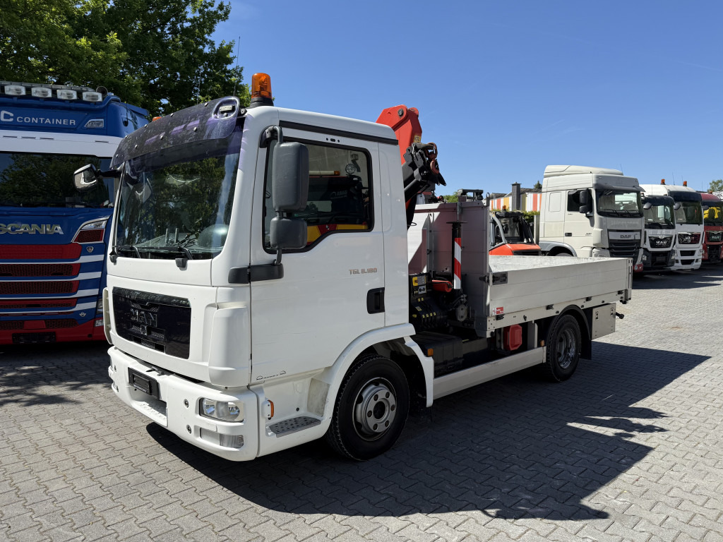 MAN TGL 8.180 Palfinger 6501 - Вантажівка з маніпулятором, Бортова вантажівка/ Платформа: фото 1 MAN TGL 8.180 Palfinger 6501 - Вантажівка з маніпулятором, Бортова вантажівка/ Платформа: фото 1