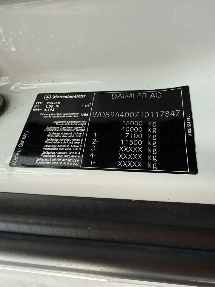 Бортова вантажівка/ Платформа Mercedes-Benz Arocs 1827 AK 4X4 Ex-: фото 7