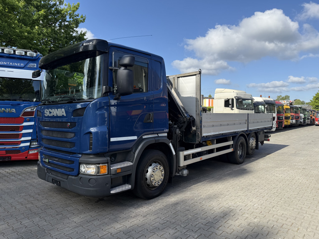 Scania G440 6X2*4 HIAB 166 bis 16.50 Meter - Бортова вантажівка/ Платформа, Вантажівка з маніпулятором: фото 1 Scania G440 6X2*4 HIAB 166 bis 16.50 Meter - Бортова вантажівка/ Платформа, Вантажівка з маніпулятором: фото 1