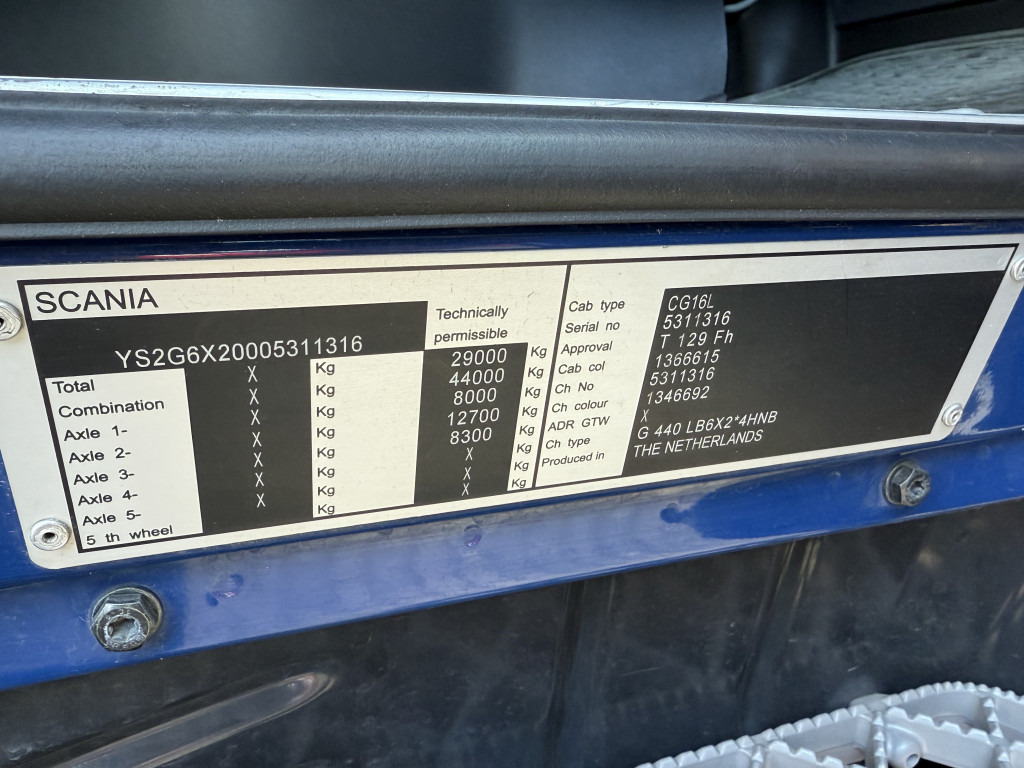 Scania G440 6X2*4 HIAB 166 bis 16.50 Meter - Вантажівка з маніпулятором, Бортова вантажівка/ Платформа: фото 5 Scania G440 6X2*4 HIAB 166 bis 16.50 Meter - Вантажівка з маніпулятором, Бортова вантажівка/ Платформа: фото 5