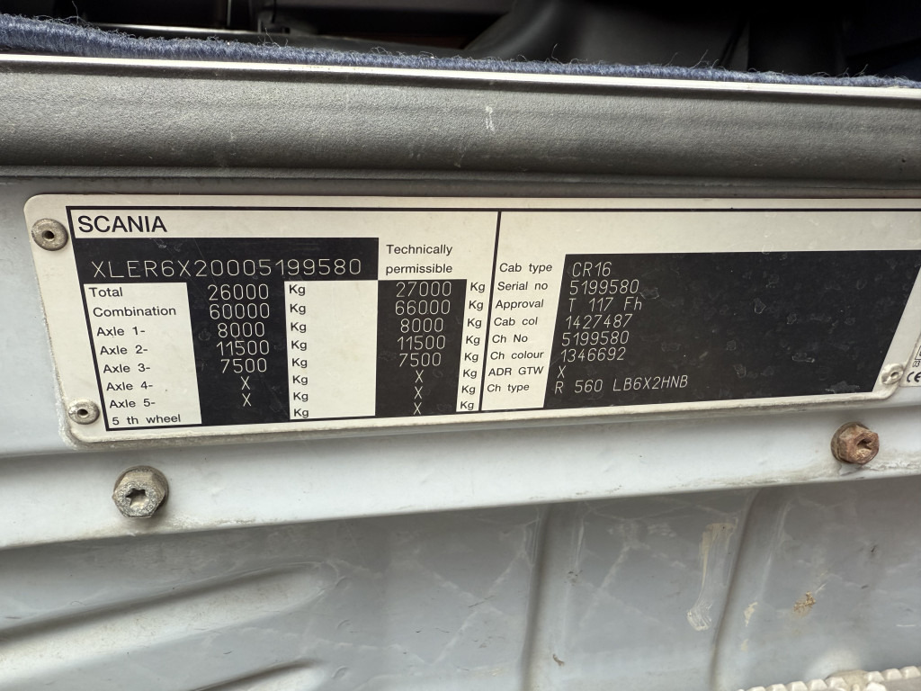 Scania R560 V8 6X2 Kranvorbereitung - Бортова вантажівка/ Платформа, Вантажівка з маніпулятором: фото 2 Scania R560 V8 6X2 Kranvorbereitung - Бортова вантажівка/ Платформа, Вантажівка з маніпулятором: фото 2
