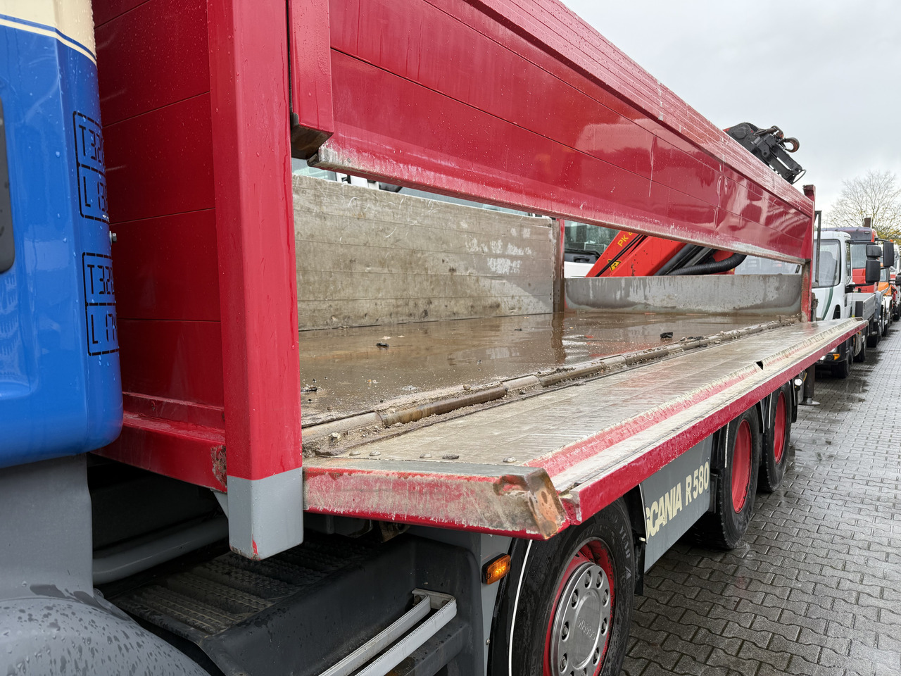 Scania R580 V8 8X4 Kipper Kran Palfinger 22002 - Самоскид вантажівка, Вантажівка з маніпулятором: фото 5 Scania R580 V8 8X4 Kipper Kran Palfinger 22002 - Самоскид вантажівка, Вантажівка з маніпулятором: фото 5