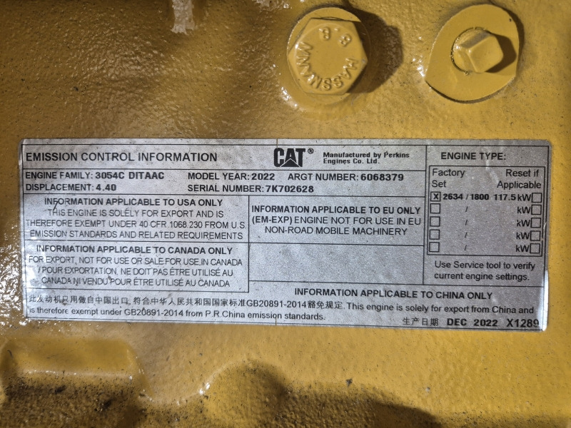 Caterpillar  3054C DITAAC Engine + Radiator - Двигун в категорії Промислове обладнання: фото 2 Caterpillar  3054C DITAAC Engine + Radiator - Двигун в категорії Промислове обладнання: фото 2