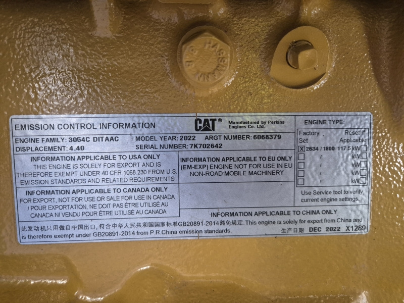 Caterpillar 3054C DITAAC Engine + Radiator - Двигун в категорії Промислове обладнання: фото 2 Caterpillar 3054C DITAAC Engine + Radiator - Двигун в категорії Промислове обладнання: фото 2