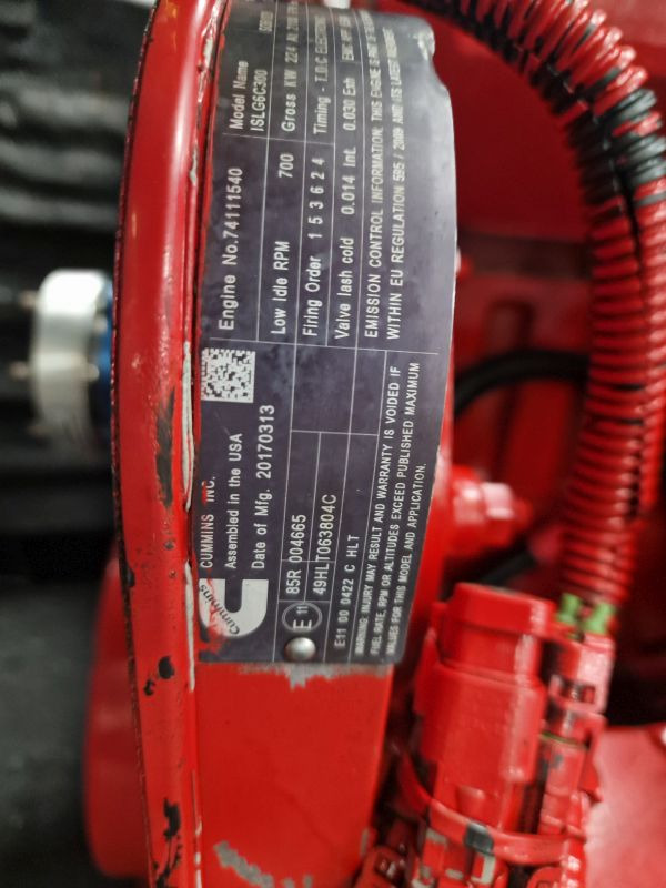 Cummins ISLG6C300 Engine (Industrial) 2017 - Двигун в категорії Промислове обладнання: фото 2 Cummins ISLG6C300 Engine (Industrial) 2017 - Двигун в категорії Промислове обладнання: фото 2