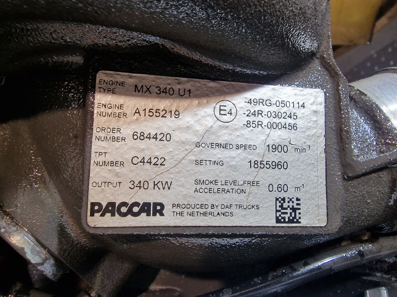 DAF MX340U1 EUR5 XF106.460 Engine (Truck) - Двигун в категорії Вантажівки: фото 2 DAF MX340U1 EUR5 XF106.460 Engine (Truck) - Двигун в категорії Вантажівки: фото 2