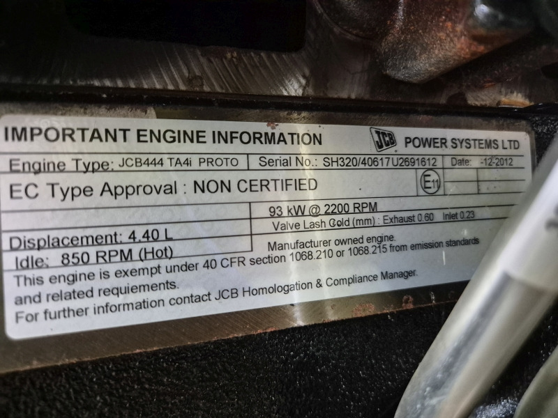 JCB 444 TA4i SH320/40617 Engine (Plant) - Двигун в категорії Будівельна техніка: фото 2 JCB 444 TA4i SH320/40617 Engine (Plant) - Двигун в категорії Будівельна техніка: фото 2
