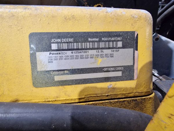 John Deere 6125AF001 Engine (Industrial) - Двигун в категорії Промислове обладнання: фото 2 John Deere 6125AF001 Engine (Industrial) - Двигун в категорії Промислове обладнання: фото 2