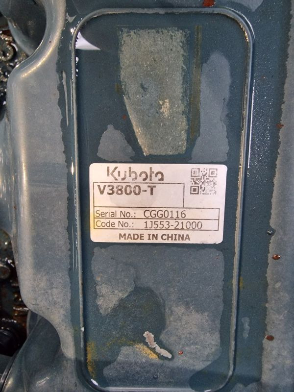 Kubota V3800-DI-T-ET18 Engine (Plant) - Двигун в категорії Будівельна техніка: фото 2 Kubota V3800-DI-T-ET18 Engine (Plant) - Двигун в категорії Будівельна техніка: фото 2