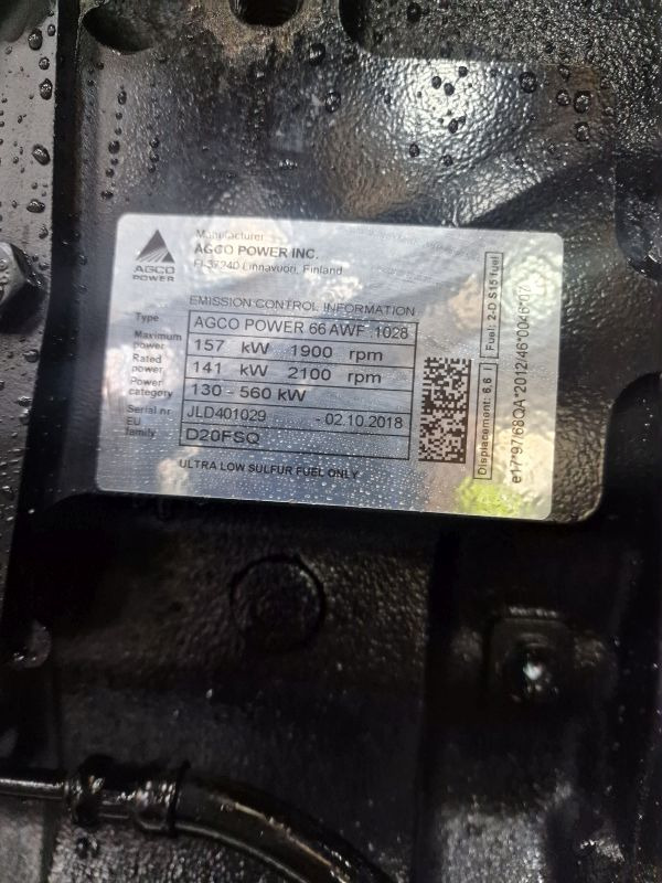 Sisu Agco 66AWF Engine JCB FASTRAC(new) - Двигун в категорії Сільськогосподарська техніка: фото 2 Sisu Agco 66AWF Engine JCB FASTRAC(new) - Двигун в категорії Сільськогосподарська техніка: фото 2