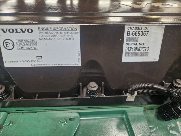 Volvo D13C540S EUV Engine (Truck) - Двигун в категорії Вантажівки: фото 2 Volvo D13C540S EUV Engine (Truck) - Двигун в категорії Вантажівки: фото 2