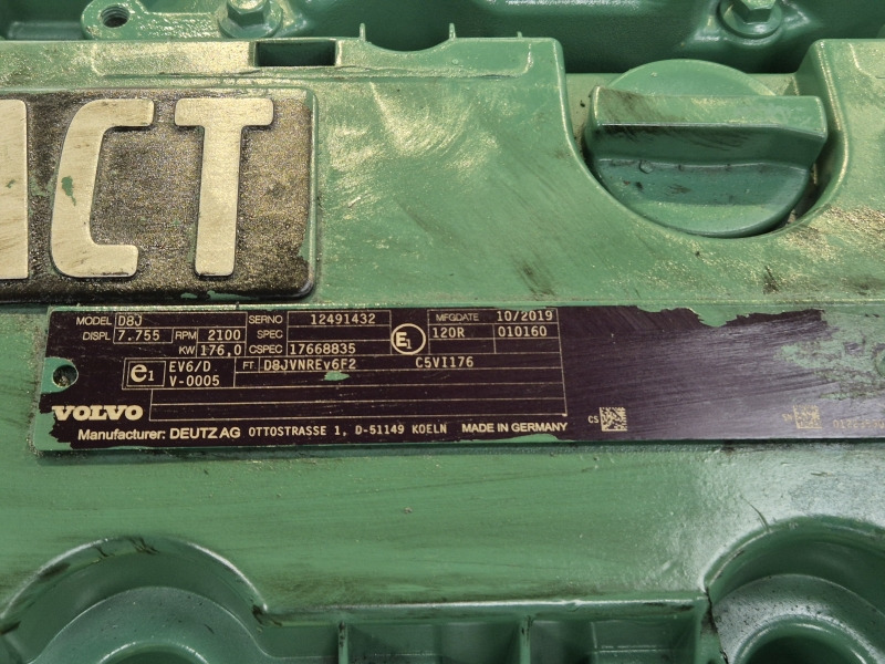 Volvo L110H D8J Genuine Reconditioned Engine (Plant) - Двигун в категорії Будівельна техніка: фото 2 Volvo L110H D8J Genuine Reconditioned Engine (Plant) - Двигун в категорії Будівельна техніка: фото 2