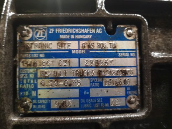 ZF Ecolite 6AS800TO Gearbox - Коробка передач: фото 2 ZF Ecolite 6AS800TO Gearbox - Коробка передач: фото 2