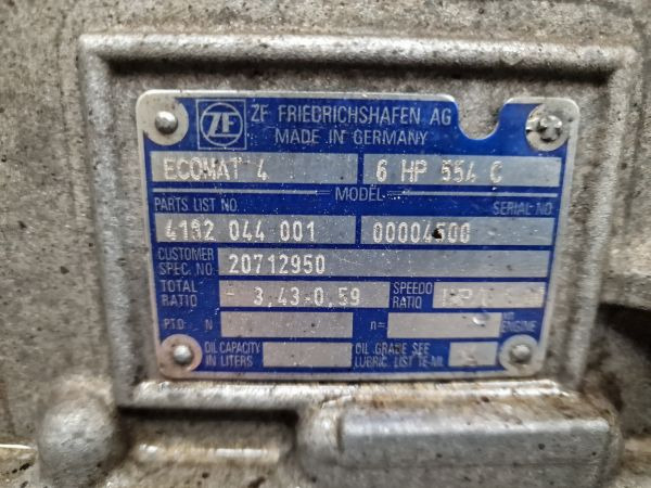 ZF Ecomat 4 6HP554C Gearbox - Коробка передач: фото 2 ZF Ecomat 4 6HP554C Gearbox - Коробка передач: фото 2