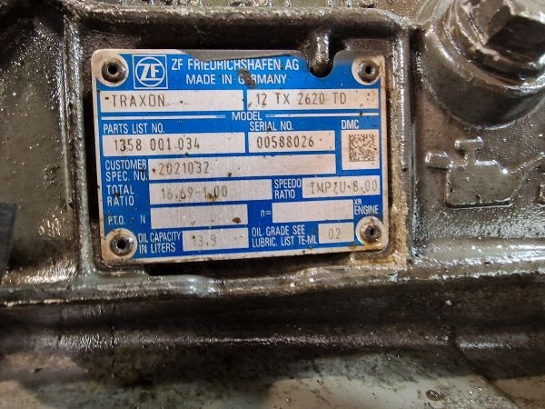 Коробка передач ZF Traxon 12TX2620TD DAF Spec Gearbox: фото 10