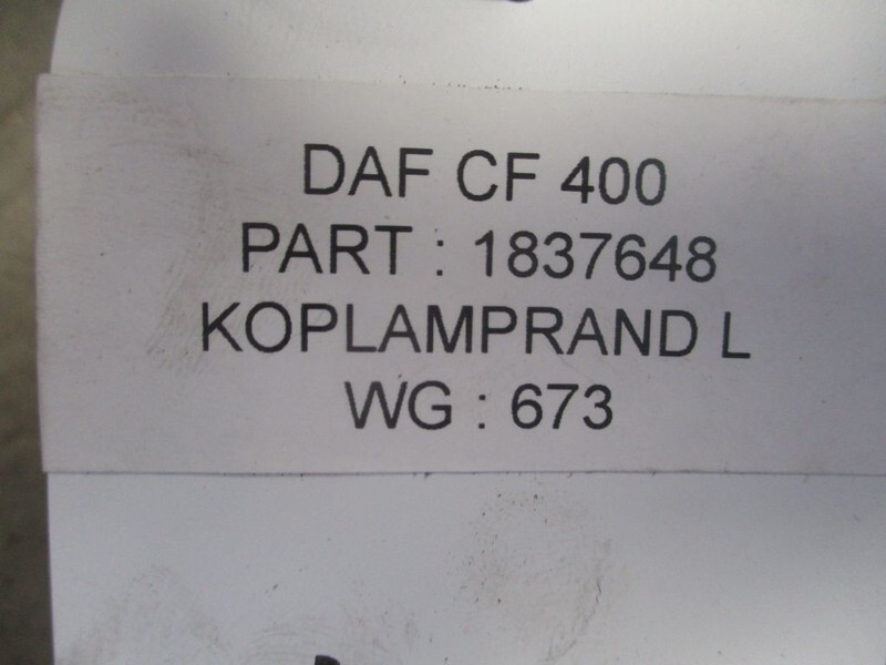 DAF 1837648 CF 400 Euro 6 links - Кут бампера в категорії Вантажівки: фото 2 DAF 1837648 CF 400 Euro 6 links - Кут бампера в категорії Вантажівки: фото 2