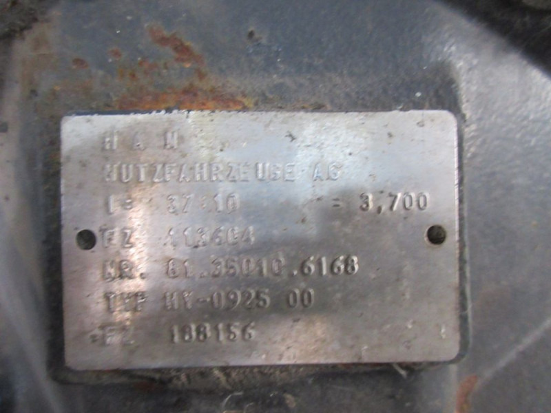 MAN 81.35010-6168 HY- 0925 00 37:10 RATIO 3.700 TGM DIFFERENTIEEL - Диференціал в категорії Вантажівки: фото 5 MAN 81.35010-6168 HY- 0925 00 37:10 RATIO 3.700 TGM DIFFERENTIEEL - Диференціал в категорії Вантажівки: фото 5