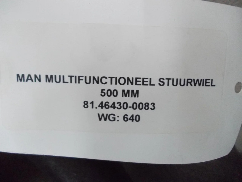 MAN 81.46430-0083 MULTIFUNCTIONEEL STUURWIEL 500MM - Рульове колесо в категорії Вантажівки: фото 3 MAN 81.46430-0083 MULTIFUNCTIONEEL STUURWIEL 500MM - Рульове колесо в категорії Вантажівки: фото 3