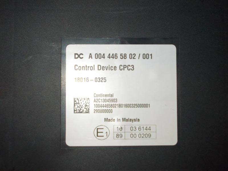 Mercedes-Benz A 004 446 58 02 CPC 3 MODULEN MERCEDES 1221 ATEGO EURO 6 - Електрична система в категорії Вантажівки: фото 3 Mercedes-Benz A 004 446 58 02 CPC 3 MODULEN MERCEDES 1221 ATEGO EURO 6 - Електрична система в категорії Вантажівки: фото 3