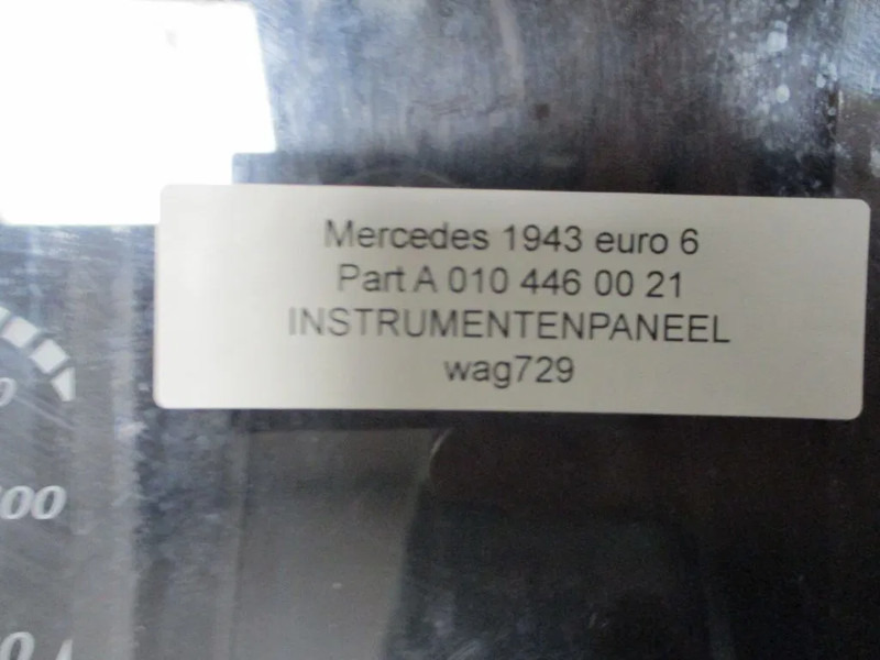 Mercedes-Benz A 010 446 00 21 INSTRUMENTENPANEEL MERCEDES ACTROS EURO 6 - Приладова панель в категорії Вантажівки: фото 2 Mercedes-Benz A 010 446 00 21 INSTRUMENTENPANEEL MERCEDES ACTROS EURO 6 - Приладова панель в категорії Вантажівки: фото 2