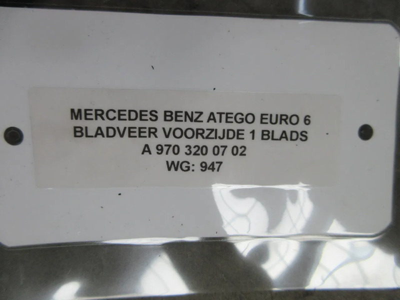 Mercedes-Benz A 970 320 07 02 BLADVEER ATEGO 918 EURO 6 VOOR - Ресорна підвіска в категорії Вантажівки: фото 5 Mercedes-Benz A 970 320 07 02 BLADVEER ATEGO 918 EURO 6 VOOR - Ресорна підвіска в категорії Вантажівки: фото 5