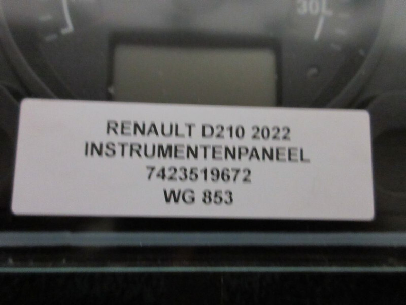Renault 7423519672 INSTRUMENTENPANEEL RENAULT D210 EURO 6 2022 - Приладова панель в категорії Вантажівки: фото 3 Renault 7423519672 INSTRUMENTENPANEEL RENAULT D210 EURO 6 2022 - Приладова панель в категорії Вантажівки: фото 3