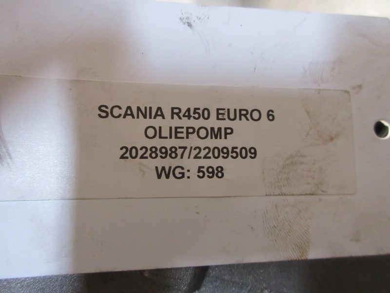 Scania R450 2028987/2209509 OLIEPOMP EURO 6 - Масляний насос в категорії Вантажівки: фото 5 Scania R450 2028987/2209509 OLIEPOMP EURO 6 - Масляний насос в категорії Вантажівки: фото 5
