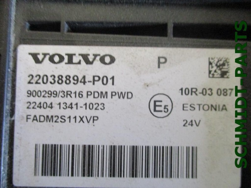 Volvo 22038894 Regeleenheid MODEULEN EURO 6 - Електрична система в категорії Вантажівки: фото 2 Volvo 22038894 Regeleenheid MODEULEN EURO 6 - Електрична система в категорії Вантажівки: фото 2