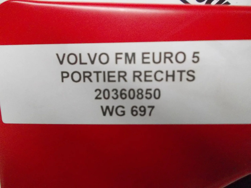 Volvo FM 20360850 PORTIER RECHTS EURO 5 - Двері та запчастини в категорії Вантажівки: фото 3 Volvo FM 20360850 PORTIER RECHTS EURO 5 - Двері та запчастини в категорії Вантажівки: фото 3
