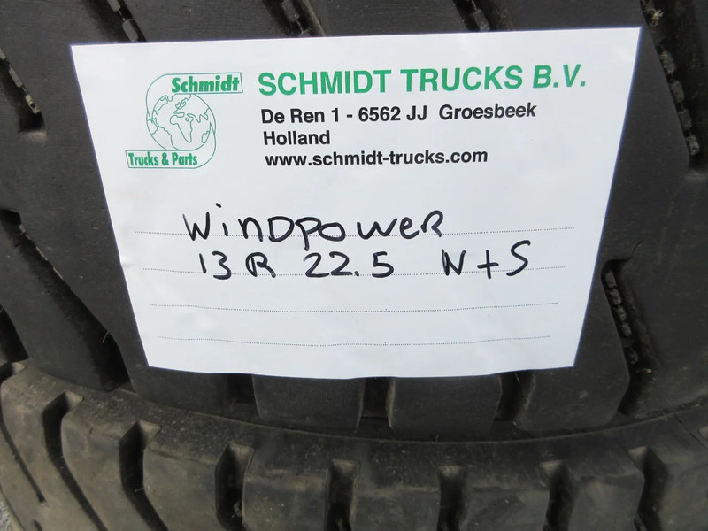 Windpower 13R 22.5 M+S 2 X BAND MET WIEL WINDPOWER WDC52 - Шина в категорії Вантажівки: фото 5 Windpower 13R 22.5 M+S 2 X BAND MET WIEL WINDPOWER WDC52 - Шина в категорії Вантажівки: фото 5