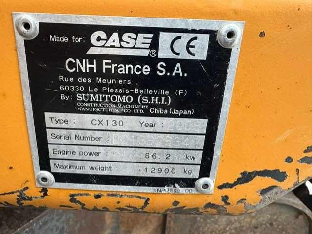 Гусеничний екскаватор Case CX130: фото 6