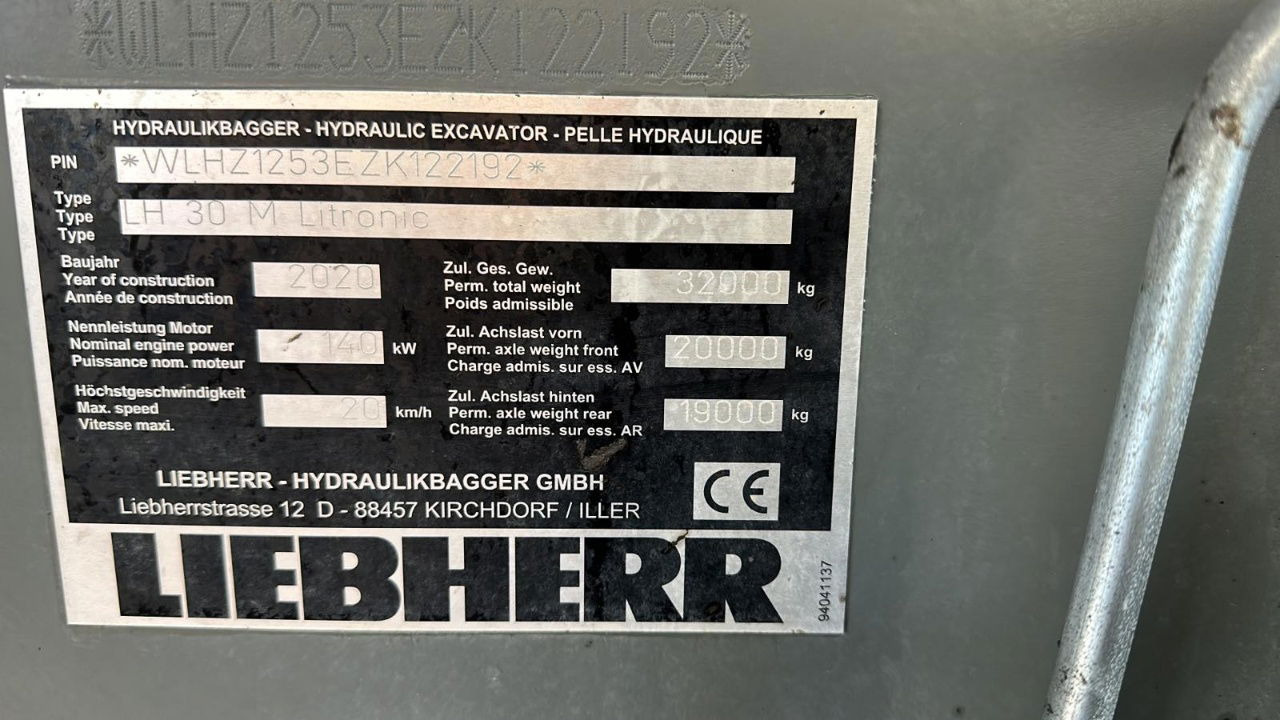 Перевантажувач Liebherr LH 30 M: фото 25