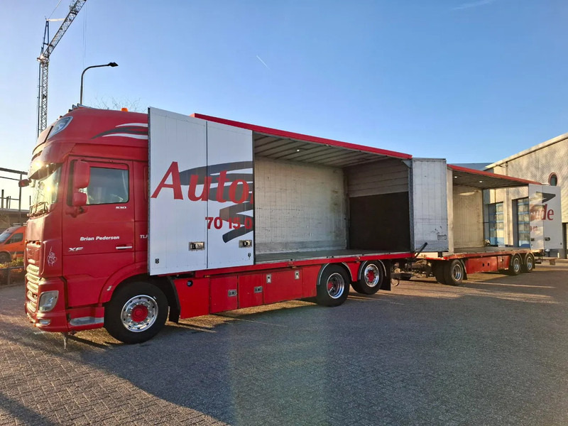 DAF XF106-530 / DEB / COMPLETE COMBI / SIDE DOORS / 2XPLATFORM 2500KG / ONLY:773032 KM / LWDS / LEATHER / EURO-6 / 2017 - Вантажівка з закритим кузовом: фото 2 DAF XF106-530 / DEB / COMPLETE COMBI / SIDE DOORS / 2XPLATFORM 2500KG / ONLY:773032 KM / LWDS / LEATHER / EURO-6 / 2017 - Вантажівка з закритим кузовом: фото 2