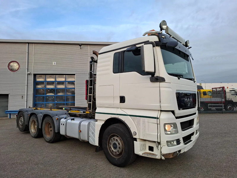 MAN TGX35.480 / LIFT+LENKACHSE / ONLY:392634 KM / JOAB HOOK / AIRCO / FRIDGE / AUTOMATIC / EURO-5 / 2012 - Тросовий мультиліфт: фото 3 MAN TGX35.480 / LIFT+LENKACHSE / ONLY:392634 KM / JOAB HOOK / AIRCO / FRIDGE / AUTOMATIC / EURO-5 / 2012 - Тросовий мультиліфт: фото 3