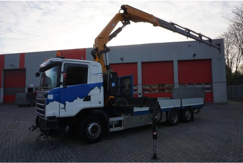 Scania G490 / ENGINE RUNNING / RETARDER / EFFER 255-5S CRANE REMOTE / PLATFORM / FULL-AIR / AUTOMATIC / EURO-6 / 2014 - Вантажівка з маніпулятором: фото 2 Scania G490 / ENGINE RUNNING / RETARDER / EFFER 255-5S CRANE REMOTE / PLATFORM / FULL-AIR / AUTOMATIC / EURO-6 / 2014 - Вантажівка з маніпулятором: фото 2