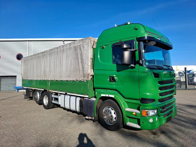 Scania R410 / GERMAN TRUCK / RETARDER / LIFT+LENKACHSE / SLIDING ROOF / SMART TACHO / PARK AIRCO / NAVI / LWDS / AUTOMATIC / EURO-6 / 2 - Тентована вантажівка: фото 2 Scania R410 / GERMAN TRUCK / RETARDER / LIFT+LENKACHSE / SLIDING ROOF / SMART TACHO / PARK AIRCO / NAVI / LWDS / AUTOMATIC / EURO-6 / 2 - Тентована вантажівка: фото 2