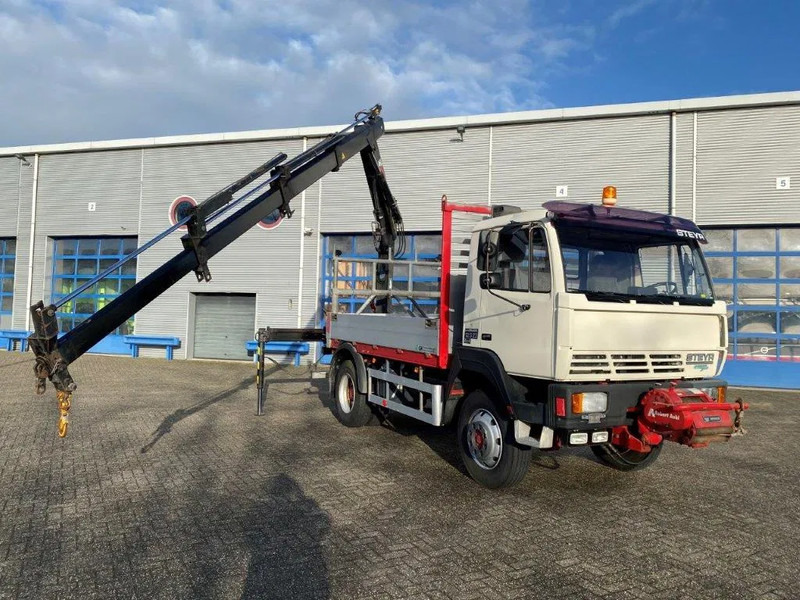 Steyr LÄRMARM 12S23 / 4X4 / CRANE HIAB 092 / WINCH / ONLY: 117406KM / TOP CONDITION / BIG AXLE / FULL STEEL+DRUM BRAKES / MANUAL / EUR - Вантажівка з маніпулятором: фото 3 Steyr LÄRMARM 12S23 / 4X4 / CRANE HIAB 092 / WINCH / ONLY: 117406KM / TOP CONDITION / BIG AXLE / FULL STEEL+DRUM BRAKES / MANUAL / EUR - Вантажівка з маніпулятором: фото 3