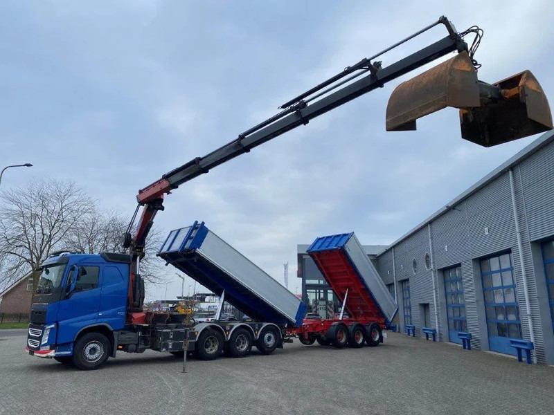 Volvo FH4-500 / HMF 3220K-RC / REMOTE / ROTATOR / 3SIDE TIPPER / DYNAMIC STEERING / ONLY:302623 KM / AUTOMATIC / EURO-6 / 2017 - Вантажівка з маніпулятором: фото 1 Volvo FH4-500 / HMF 3220K-RC / REMOTE / ROTATOR / 3SIDE TIPPER / DYNAMIC STEERING / ONLY:302623 KM / AUTOMATIC / EURO-6 / 2017 - Вантажівка з маніпулятором: фото 1