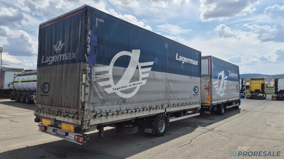 DAF LF 260 FA EURO 6 valník s plachtou + hydraulické čelo - prodejné jen s přívěsem GTS P0471Z - cena je za celou soupravu - Тентована вантажівка: фото 3 DAF LF 260 FA EURO 6 valník s plachtou + hydraulické čelo - prodejné jen s přívěsem GTS P0471Z - cena je za celou soupravu - Тентована вантажівка: фото 3