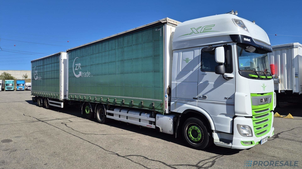DAF XF 480 FAR 6X2 SSC EURO 6 - velkoobjemová souprava - prodejné jen s přívěsem WECON PC-CP-T0111 P0475K - cena je za celou soupravu - Тентована вантажівка: фото 1 DAF XF 480 FAR 6X2 SSC EURO 6 - velkoobjemová souprava - prodejné jen s přívěsem WECON PC-CP-T0111 P0475K - cena je za celou soupravu - Тентована вантажівка: фото 1
