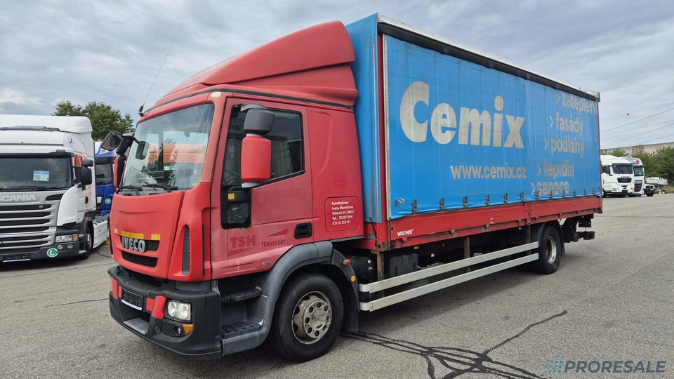 IVECO EUROCARGO ML 140E28 EURO 5 - valník s plachtou + hydraulické čelo 1,5 t - Тентована вантажівка: фото 2 IVECO EUROCARGO ML 140E28 EURO 5 - valník s plachtou + hydraulické čelo 1,5 t - Тентована вантажівка: фото 2
