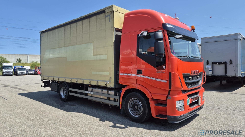 IVECO STRALIS AS 190S42 EURO 6 - valník s plachtou + hydraulické čelo - Тентована вантажівка: фото 1 IVECO STRALIS AS 190S42 EURO 6 - valník s plachtou + hydraulické čelo - Тентована вантажівка: фото 1
