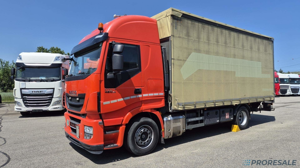 IVECO STRALIS AS 190S42 EURO 6 - valník s plachtou + hydraulické čelo - Тентована вантажівка: фото 2 IVECO STRALIS AS 190S42 EURO 6 - valník s plachtou + hydraulické čelo - Тентована вантажівка: фото 2