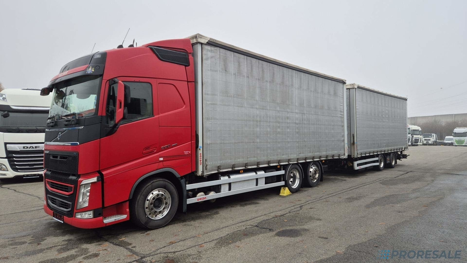 VOLVO FH 500 GLOBE XL EURO 6 - velkoobjemová souprava - prodejné jen s přívěsem WECON P0481W - cena je za celou soupravu - Тентована вантажівка: фото 2 VOLVO FH 500 GLOBE XL EURO 6 - velkoobjemová souprava - prodejné jen s přívěsem WECON P0481W - cena je za celou soupravu - Тентована вантажівка: фото 2