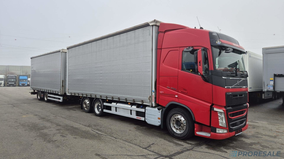 VOLVO FH 500 GLOBE XL EURO 6 - velkoobjemová souprava - prodejné jen s přívěsem WECON P0481W - cena je za celou soupravu - Тентована вантажівка: фото 1 VOLVO FH 500 GLOBE XL EURO 6 - velkoobjemová souprava - prodejné jen s přívěsem WECON P0481W - cena je za celou soupravu - Тентована вантажівка: фото 1