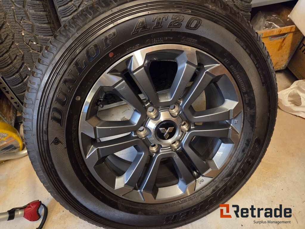 4 stk ubrukte felger og dekk som passer Mitsubishi L200 2022 mod - Будівельне обладнання: фото 3 4 stk ubrukte felger og dekk som passer Mitsubishi L200 2022 mod - Будівельне обладнання: фото 3