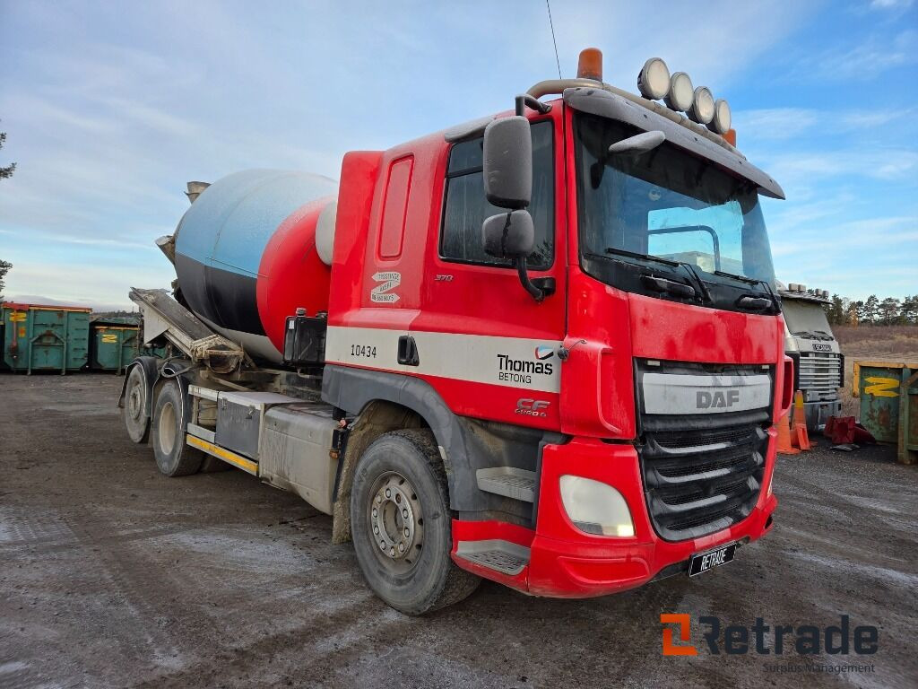 Betongbil 3-axlig Betongroterare DAF FAN CF370Y Euro 6 - Автобетонозмішувач: фото 3 Betongbil 3-axlig Betongroterare DAF FAN CF370Y Euro 6 - Автобетонозмішувач: фото 3