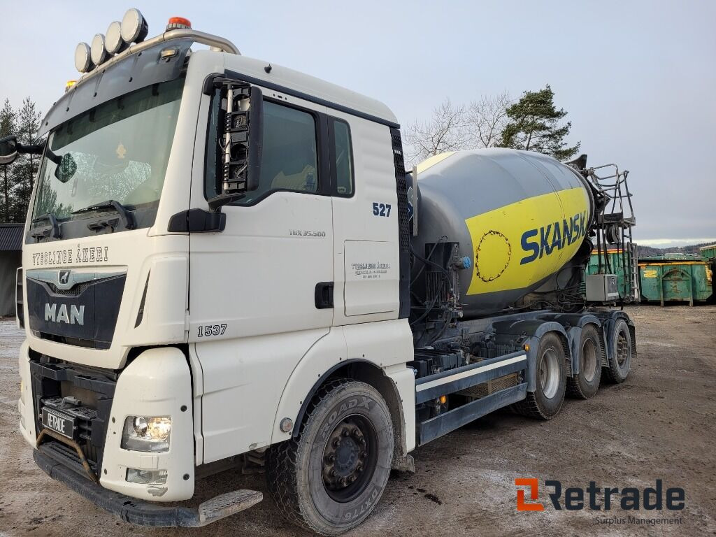Betongbil betongroterare MAN TGX 35.500 8X4-4 BL Euro 6 - Автобетонозмішувач: фото 1 Betongbil betongroterare MAN TGX 35.500 8X4-4 BL Euro 6 - Автобетонозмішувач: фото 1