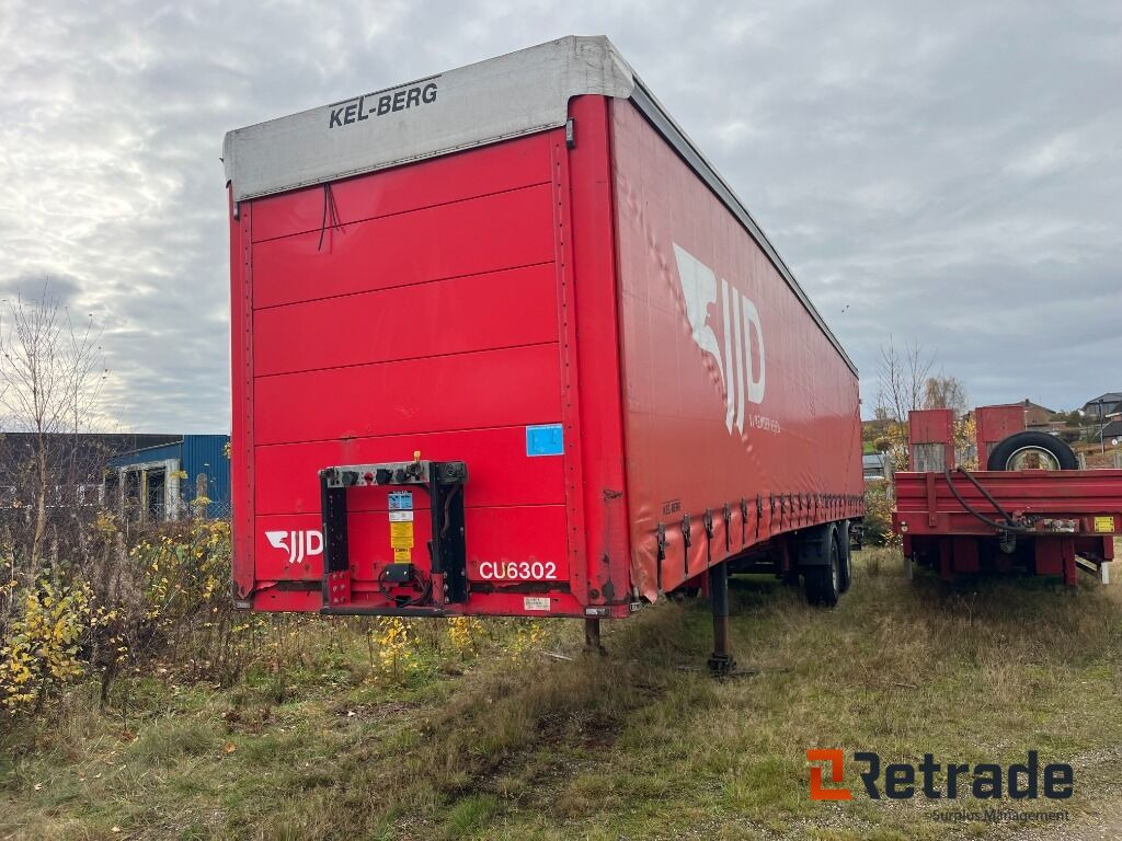 Lastbiltrailer KELBERG D500V- 7100 lukket trailer. - Тентований напівпричіп: фото 3 Lastbiltrailer KELBERG D500V- 7100 lukket trailer. - Тентований напівпричіп: фото 3